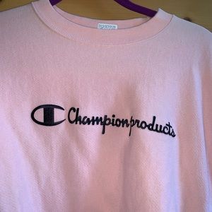 Pink Champion Crewneck